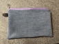 Preview: Kosmetiktasche   (lila- grau karriert -Art. 032)